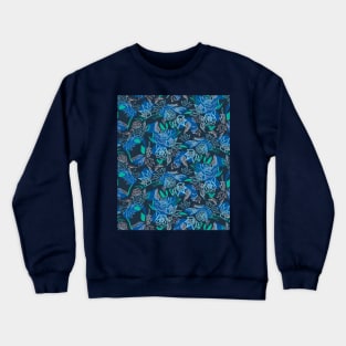 Matisse Ocean Flowers Crewneck Sweatshirt